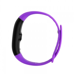 Bracelet sport V6 Purple Silicon Bracelet intelligent à charge rapide WaterProof rapide