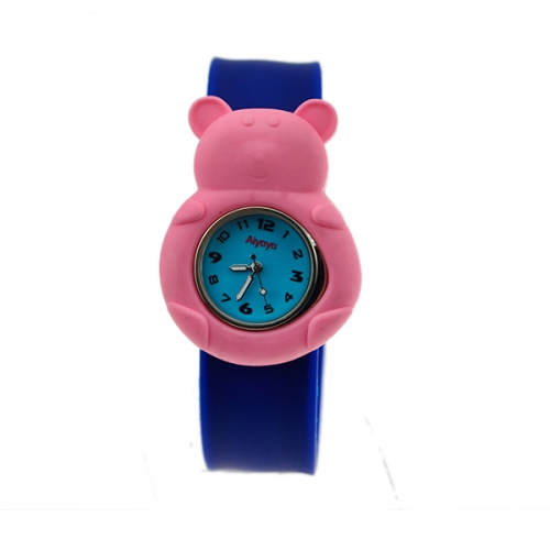Montre cadeau de Noël montre silicone montre forme d'animal coloré pour enfants