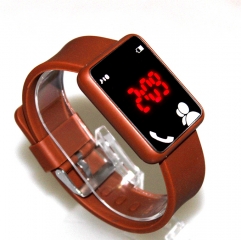 Montre cadeau de Noël montre montre silicone montre intelligente avec plus de fonctions regarder