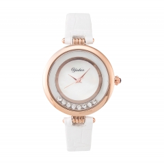 Belle montre de quartz imperméable à l'eau de Luxe pour Lady
