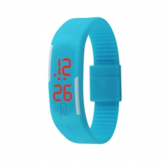 bracelet intelligent bracelet coloré affichage numérique sangle de réglage matériau de silicium