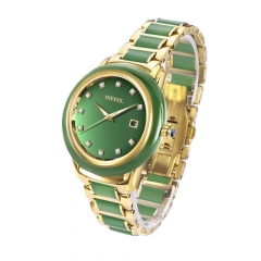 New Arrival Real Jade Watches Saphir verre quartz montre homme