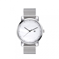 Nouveau style personnalisé logo homme simple Quartz montre-bracelet